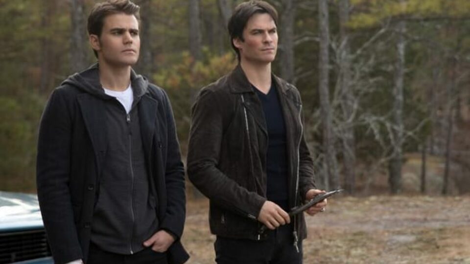 The Vampire Diaries 8x14 Damon (Ian Somerhalder) e Stefan contro Cade