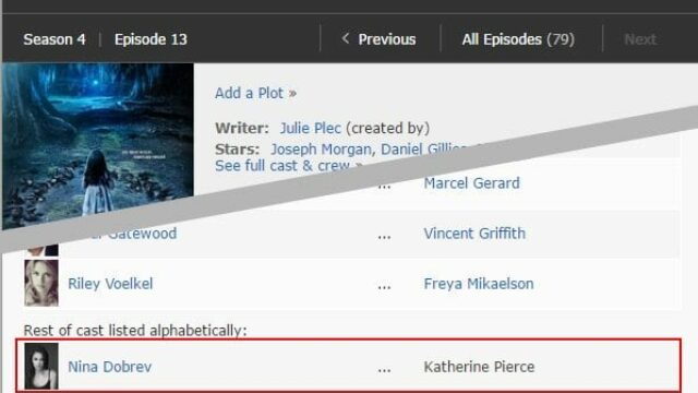 The Originals 4: La Katherine di Nina Dobrev potrebbe comparire nel finale IMDB