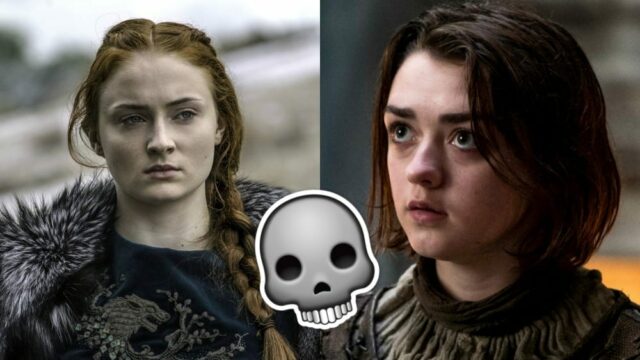 game of thrones 7 sansa stark arya stark