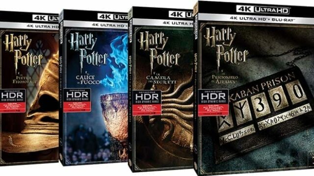 La saga di Harry Potter disponibile in DVD, Blu-Ray e 4K UHD