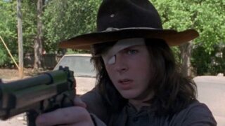 The Walking Dead 8x09 morte di Carl