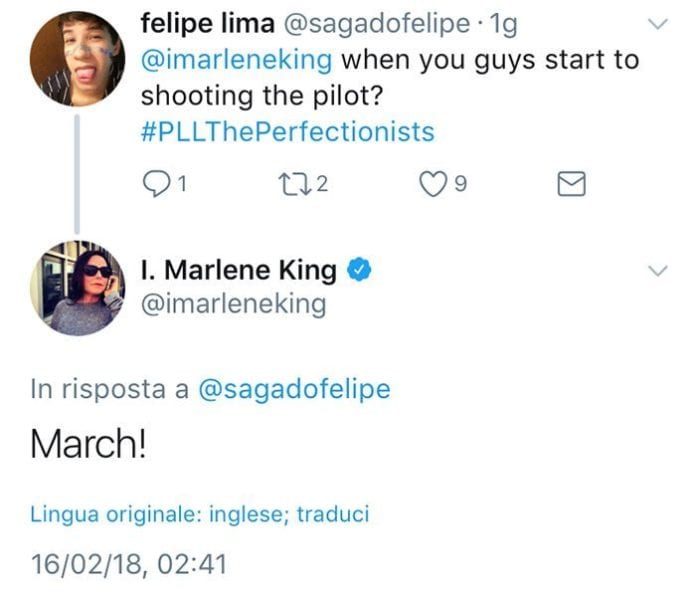 the perfectionists pilot