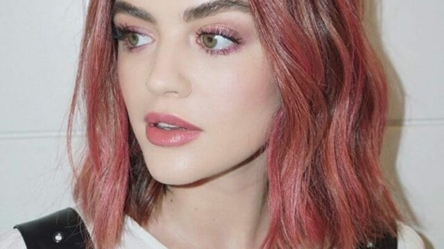 Lucy Hale colore capelli rosa