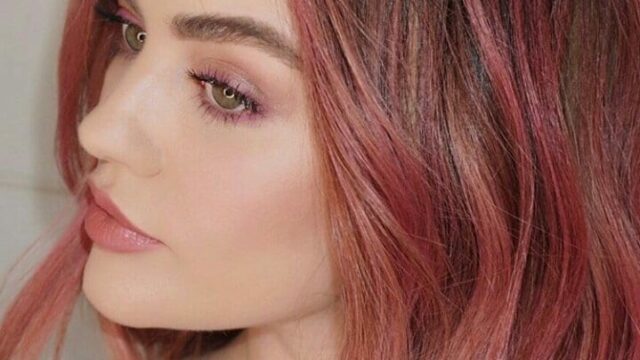 Lucy Hale colore capelli rosa