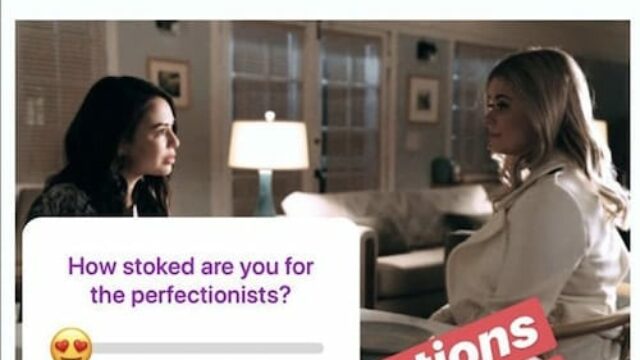 Troian Bellisario messaggio The Perfectionists