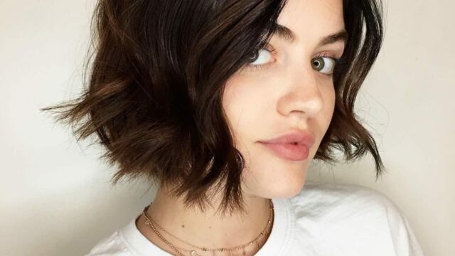 Lucy Hale capelli caschetto