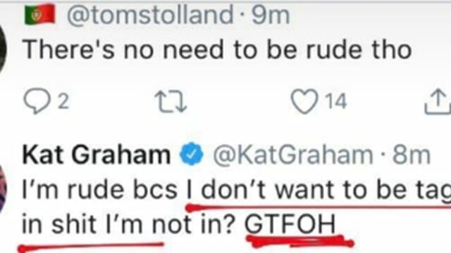 kat graham contro i fan