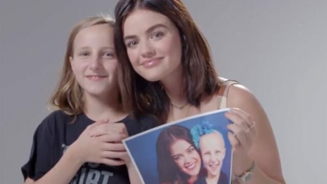 lucy hale incontra fan