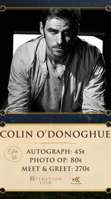 Operation Con ospiti e prezzi Colin O'DonoghueOperation Con ospiti e prezzi Colin O'Donoghue
