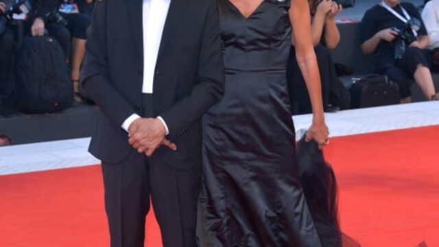 Venezia 75 red carpet - Nino Formicola e Alessandra Raya