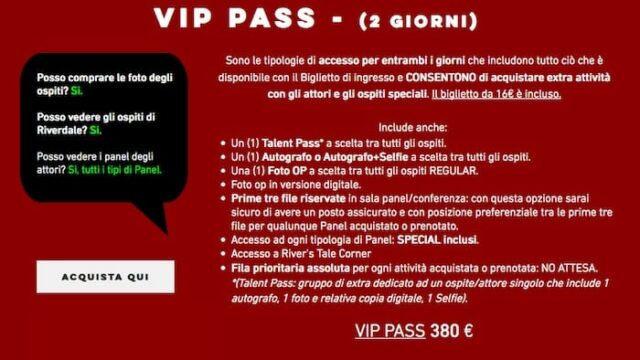 Fandom Vibes: che cos'Ã¨ la Fandom Vibes prezzi dei biglietti, le date della convention, gli ospiti presenti e il costo degli extra e dei pass