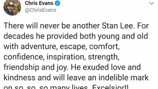 addio a stan lee