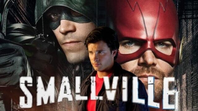 Smallville e Arrowverse CROSSOVER: Tom Welling e Michael Rosenbaum saranno presenti in Elserwords? Ecco la foto di Stephen Amell
