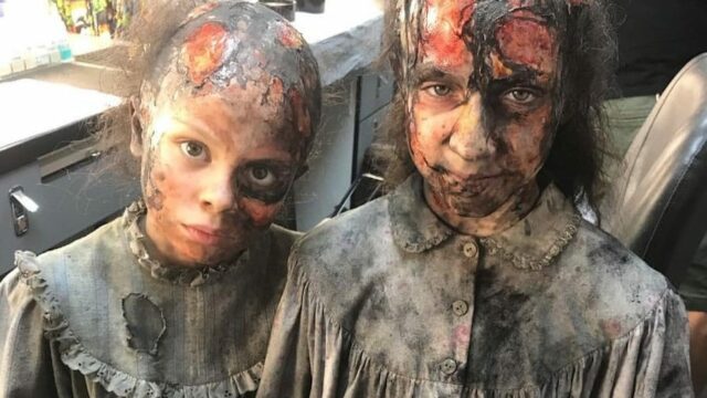 American Horror Story Apocalypse backstage