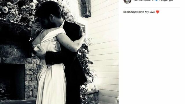 Miley Cyrus e Liam Hemsworth si sono sposati: ecco le foto