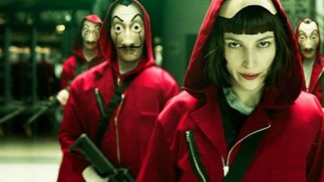 serie tv più viste 2018: la casa de papel
