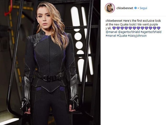 Agents of SHIELD 6 stagione Chloe Bennet è Daisy Johnson