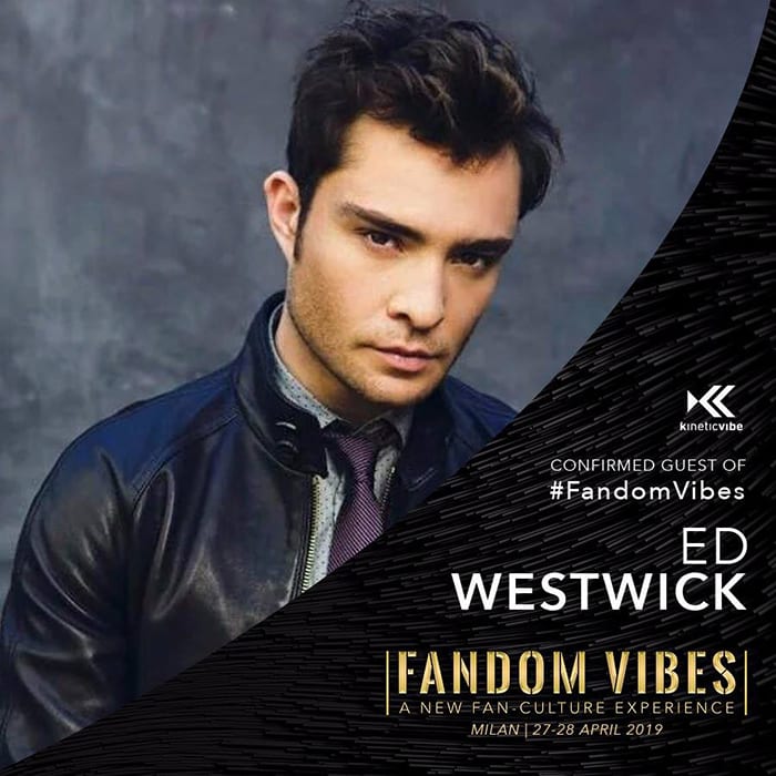Ed Westick di Gossip Girl ospite della Fandom Vibes