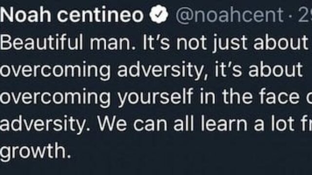 Noah Centineo tweet Logan Paul