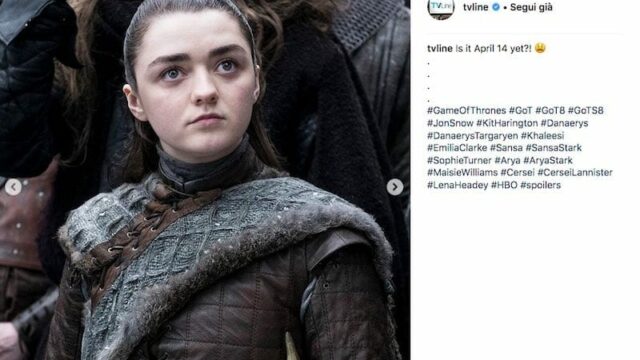 Game Of Thrones 8 Anticipazioni: rilasciate 10 nuove foto degli attori e i personaggi del cast dell'ottava stagione in uscita ad aprile