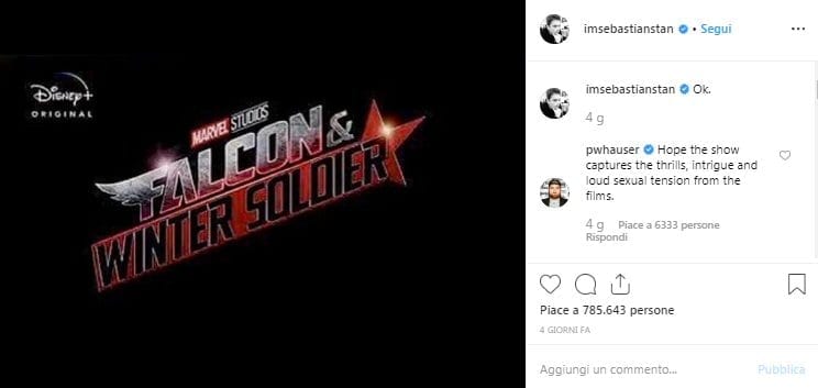 sebastian stan falcon winter soldier serie tv