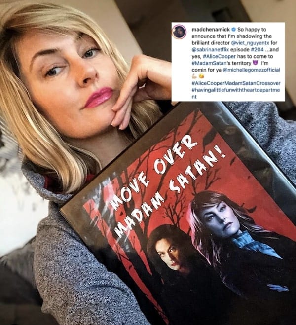 Madchen Amick Instagram crossover Riverdale Sabrina