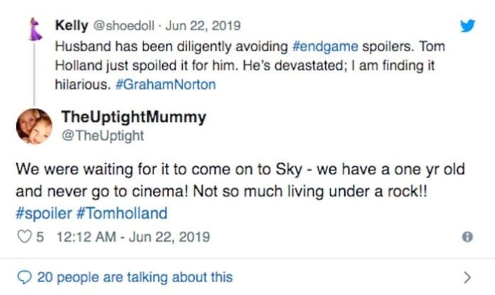 Tom Holland attaccato dai fan per uno spoiler su Avengers Endgame: la star di Spider-Man Far From Home rivela la morte di un personaggio