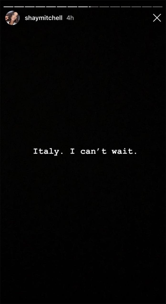 shay mitchell in italia