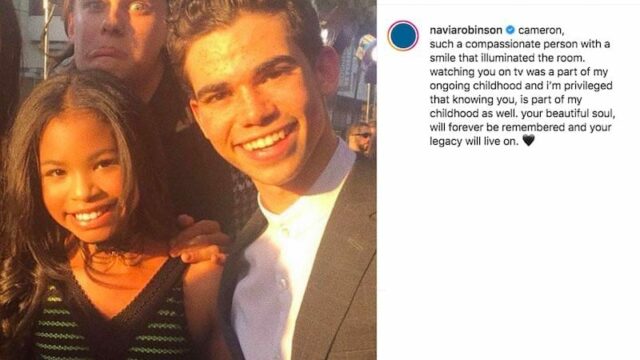 Cameron Boyce: i messaggi delle star dopo la morte dell'attore di Disney