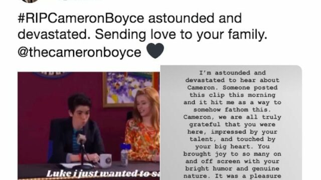 Cameron Boyce: i messaggi delle star dopo la morte dell'attore di Disney