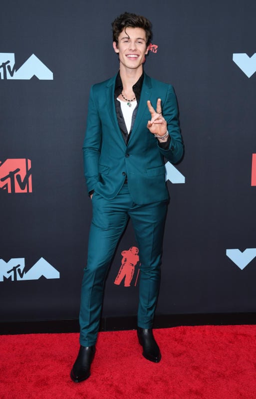 Shawn Mendes red carpet MTV VMA 2019