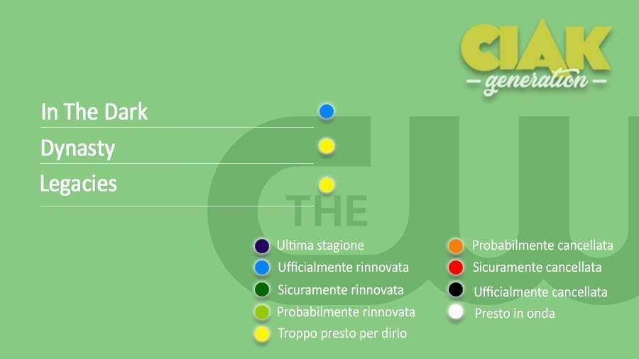 Rinnovi e cancellazioni serie TV ottobre 2019