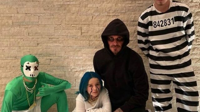 famiglia Beckham Halloween 2019 costumi celebrities
