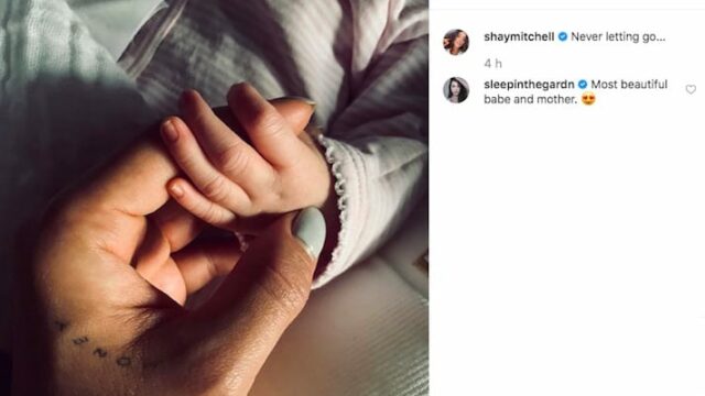 Le congratulazioni del cast di Pretty Little Liars per la nascita della figlia di Shay Mitchell