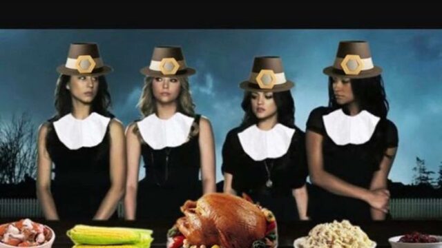 Marlene King Thanksgiving 2019 celebrities