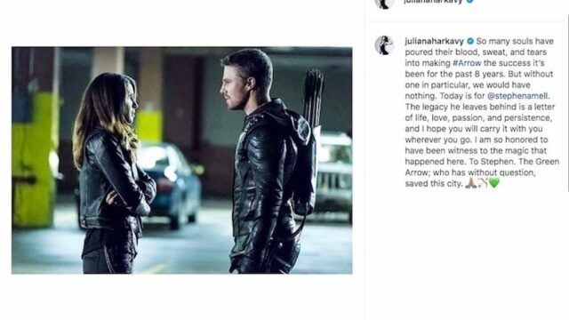 Da Stephen Amell a Emily Bett Rickards, i commoventi messaggi del cast per il finale di Arrow