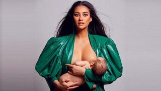 Shay Mitchell e sua figlia Atlas protagoniste della campagna Béis Baby