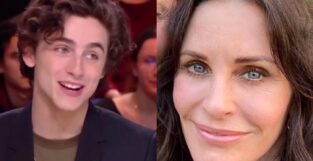 Courteney Cox Timotheé Chalamet