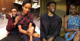 letitia wright danai gurira chadwick boseman