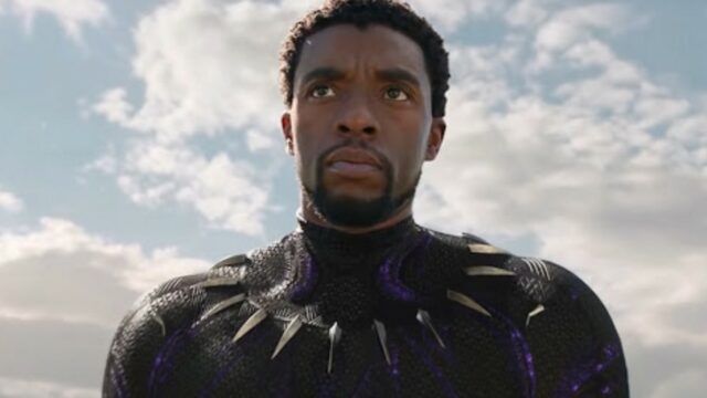 chadwick boseman black panther murale