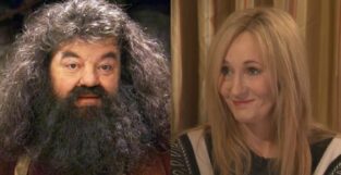 robbie coltrane difende j.k. rowling hagrid