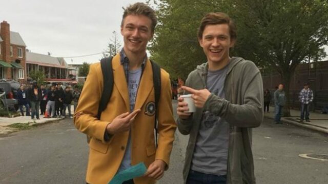 cameo harrison osterfield migliore amico tom holland film