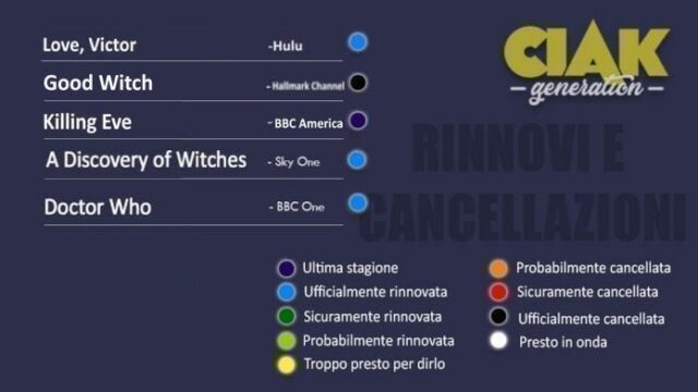 Rinnovi e cancellazioni serie TV agosto 2021: tutte le ultime news