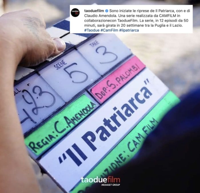 Il Patriarca primo ciak