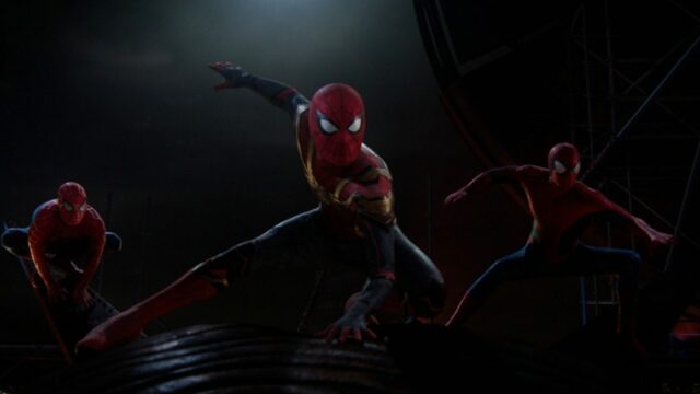 foto ufficiali tre spider-man no way home