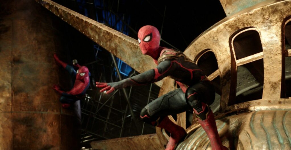 foto ufficiali tre spider-man no way home tom holland andrew garfield