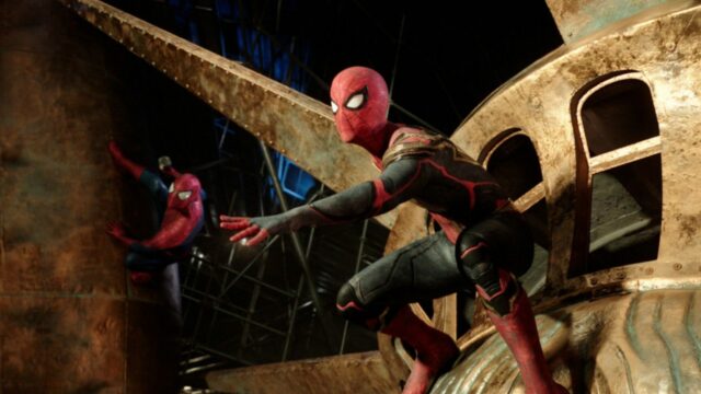 foto ufficiali tre spider-man no way home tom holland andrew garfield