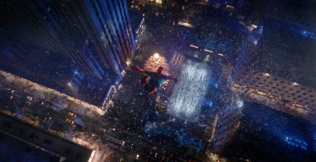 foto ufficiali tre spider-man no way home tom holland costume finale