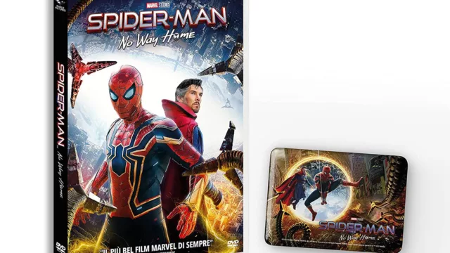 Spider-Man No Way Home DVD e magnete