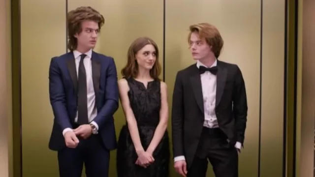 Joe Keery, Natalia Dyer e Charlie Heaton